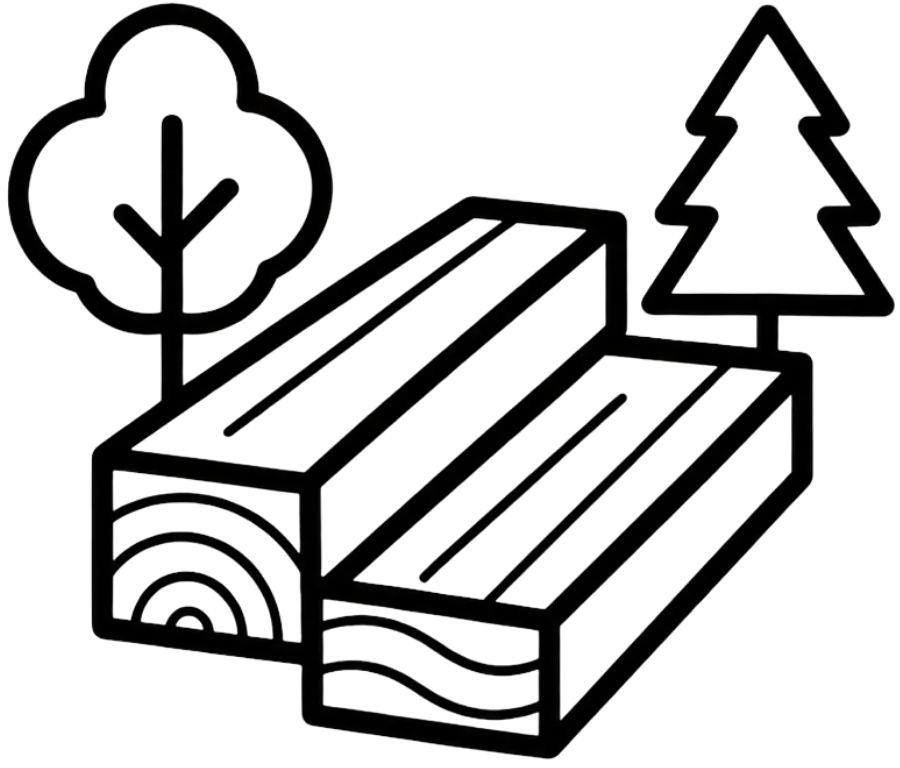 Hardwood and softwood supply